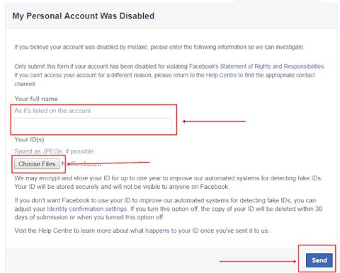استرجاع حساب فيسبوك معطل بدون هوية او بالهوية في 24 سا